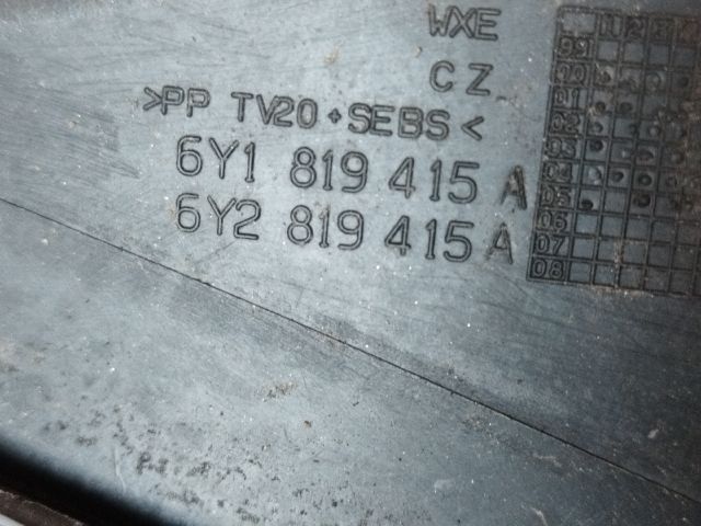 bontott SKODA FABIA I Levélrács