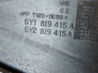 bontott SKODA FABIA I Levélrács