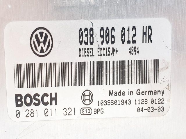 bontott SKODA FABIA I Motorvezérlő