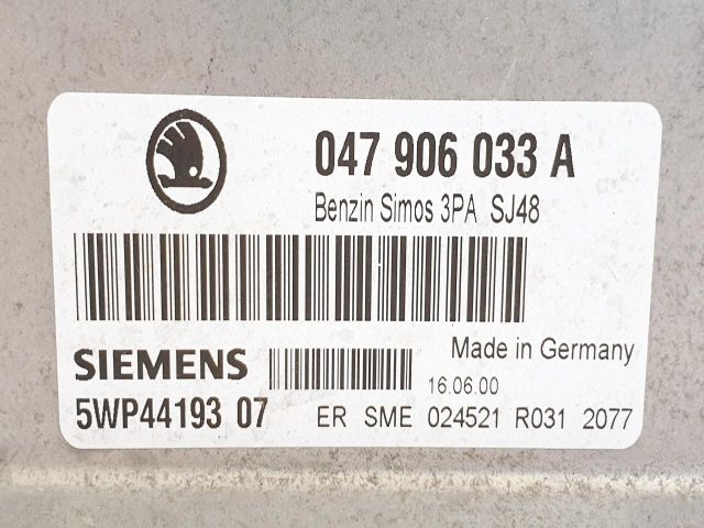 bontott SKODA FABIA I Motorvezérlő