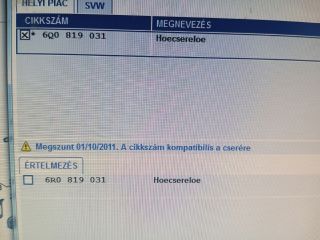 bontott SKODA FABIA II Fűtőradiátor