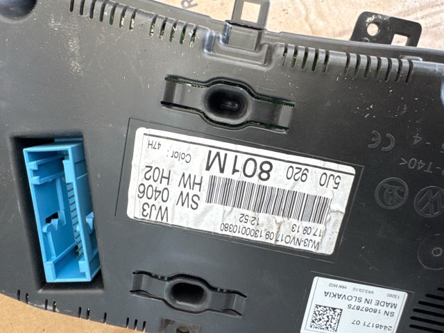 bontott SKODA FABIA II Kilométeróra