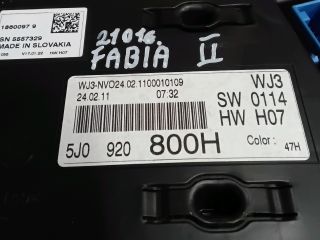 bontott SKODA FABIA II Kilométeróra