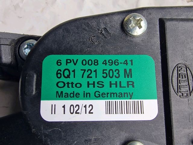 bontott SKODA FABIA II Gázpedál (Elektromos)