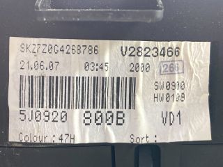 bontott SKODA FABIA II Kilométeróra