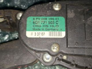 bontott SKODA FABIA II Gázpedál (Elektromos)