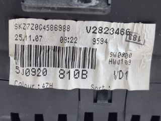 bontott SKODA FABIA II Kilométeróra