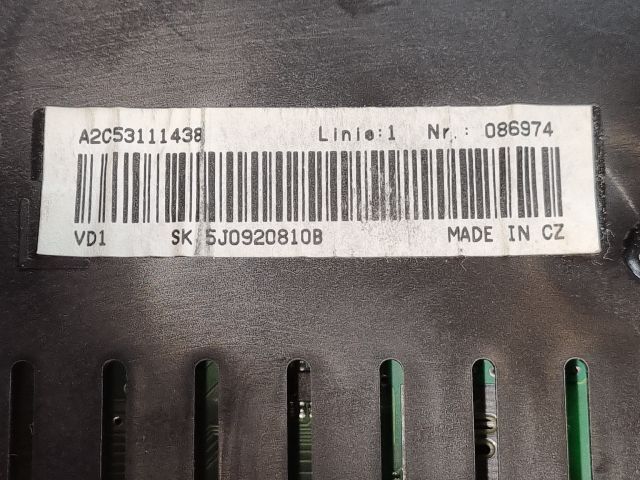 bontott SKODA FABIA II Kilométeróra