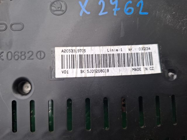 bontott SKODA FABIA II Kilométeróra