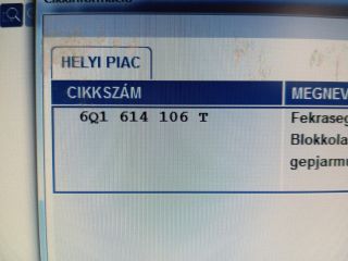 bontott SKODA FABIA II Fékrásegítő