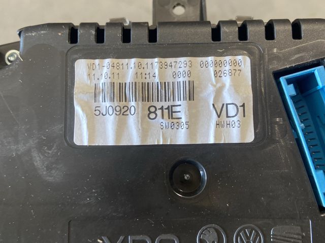 bontott SKODA FABIA II Kilométeróra