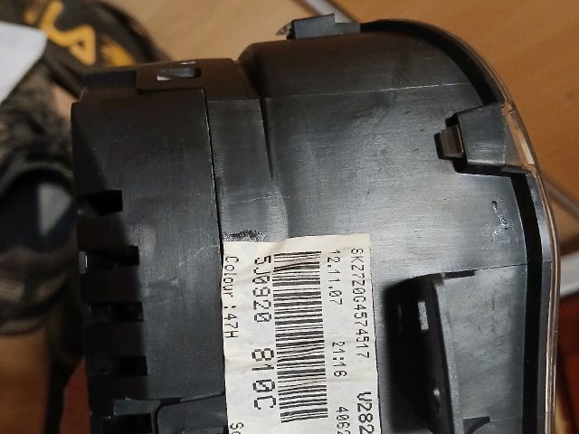 bontott SKODA FABIA II Kilométeróra