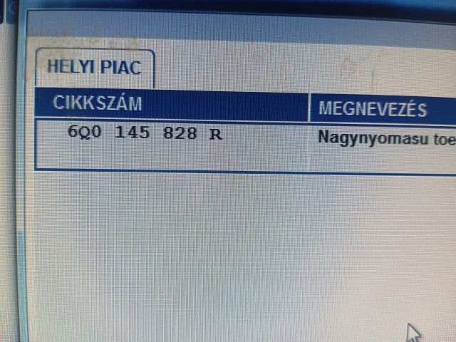 bontott SKODA FABIA II Turbócső