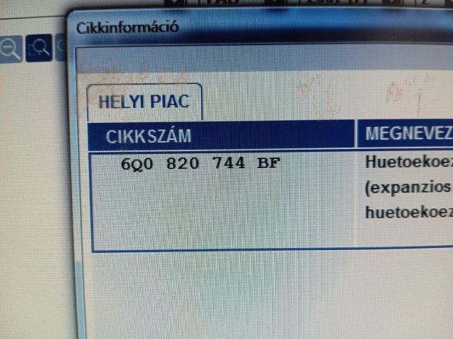 bontott SKODA FABIA II Klíma Cső