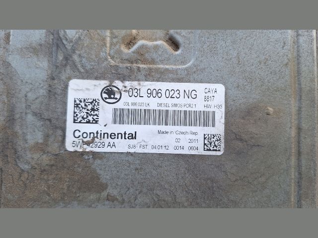 bontott SKODA FABIA II Motorvezérlő