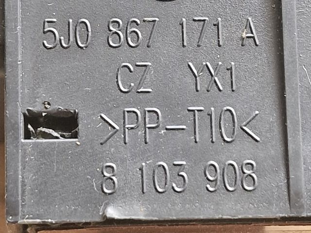 bontott SKODA FABIA II Ablakemelő Kapcsoló Négyes / Kettes