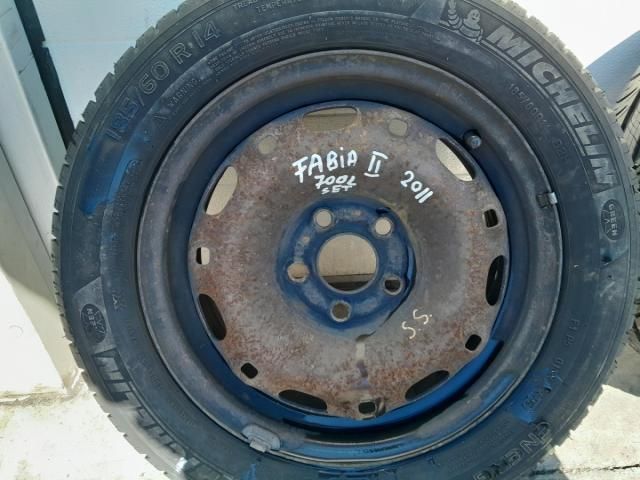 bontott SKODA FABIA II Acélfelni Szett Gumival