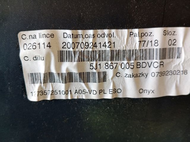 bontott SKODA FABIA II Ajtó Kárpit Szett