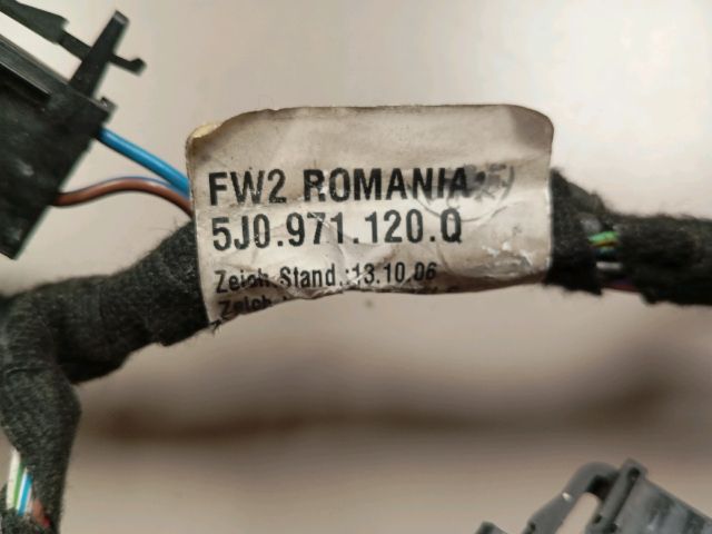 bontott SKODA FABIA II Bal első Ajtó Kábelköteg