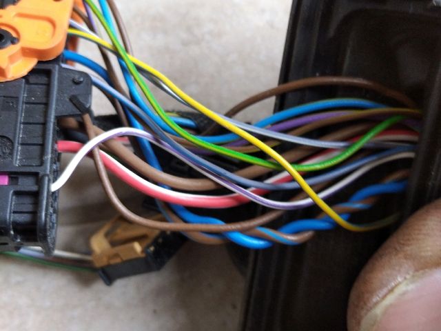 bontott SKODA FABIA II Bal első Ajtó Kábelköteg