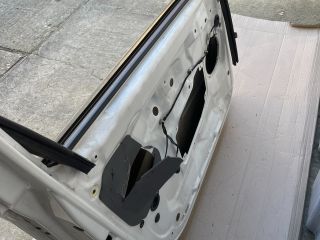 bontott SKODA FABIA II Bal első Ajtó (Üres lemez)