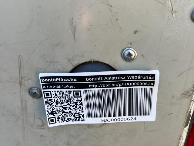 bontott SKODA FABIA II Bal első Ajtó (Üres lemez)