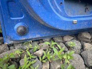 bontott SKODA FABIA II Bal első Ajtó (Üres lemez)