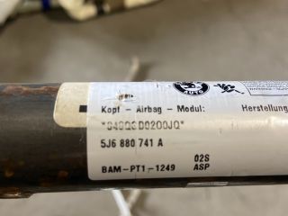 bontott SKODA FABIA II Bal első Függöny Légzsák