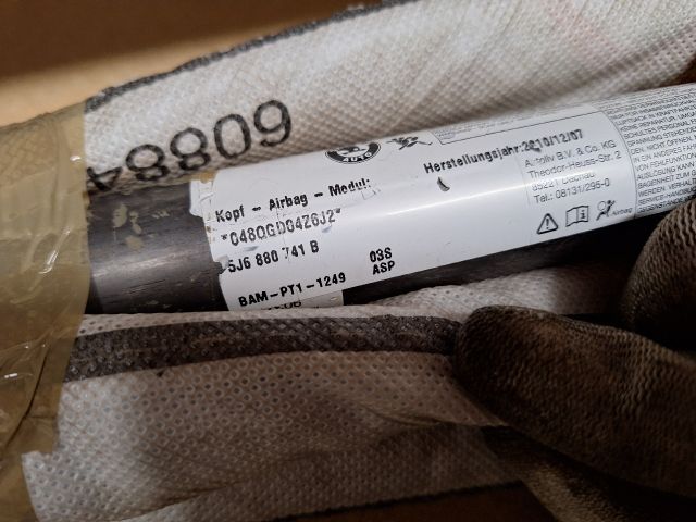 bontott SKODA FABIA II Bal első Függöny Légzsák