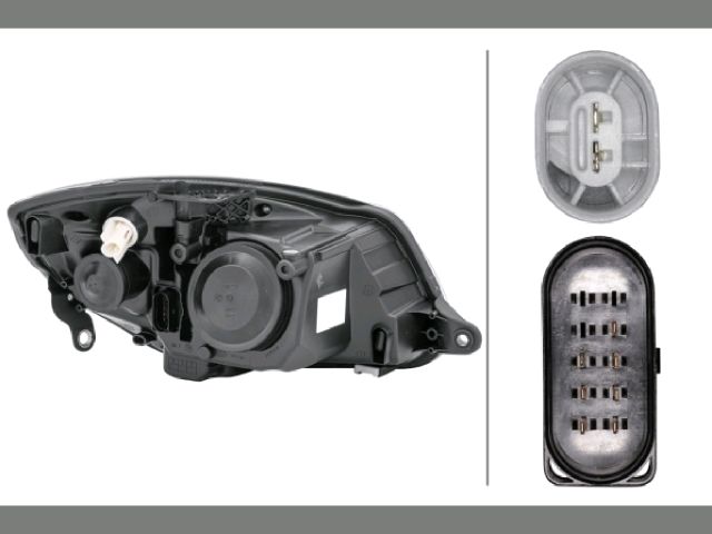 bontott SKODA FABIA II Bal első Lámpabúra