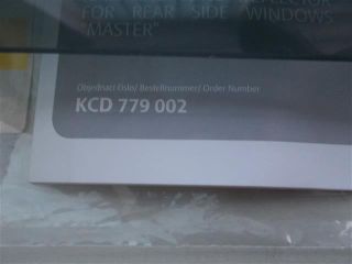 bontott SKODA FABIA II Bal hátsó Ablak Légterelő