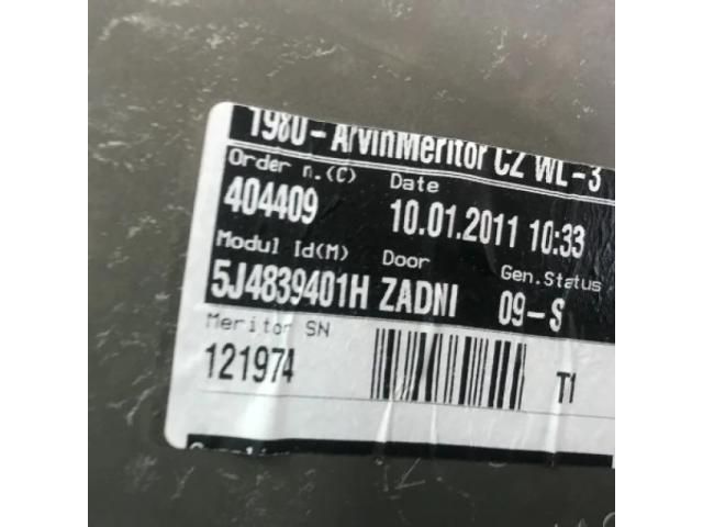 bontott SKODA FABIA II Bal hátsó Ablakemelő Szerkezet (Elektromos)