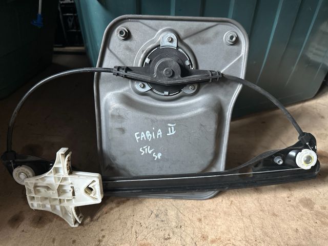 bontott SKODA FABIA II Bal hátsó Ablakemelő Szerkezet (Mechanikus)