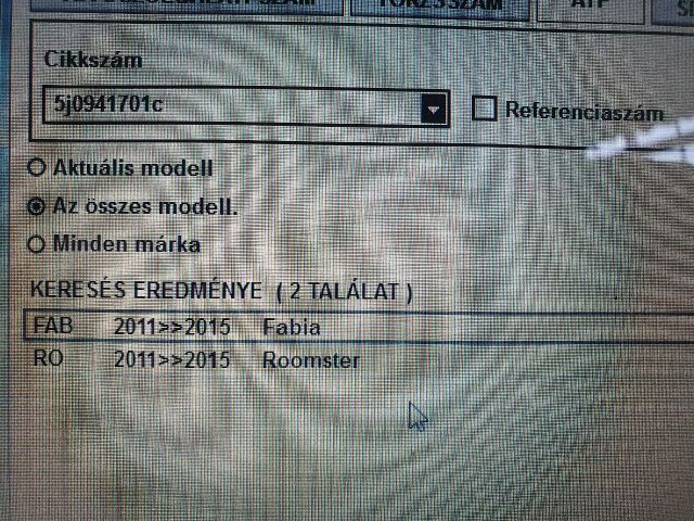 bontott SKODA FABIA II Bal Ködfényszóró