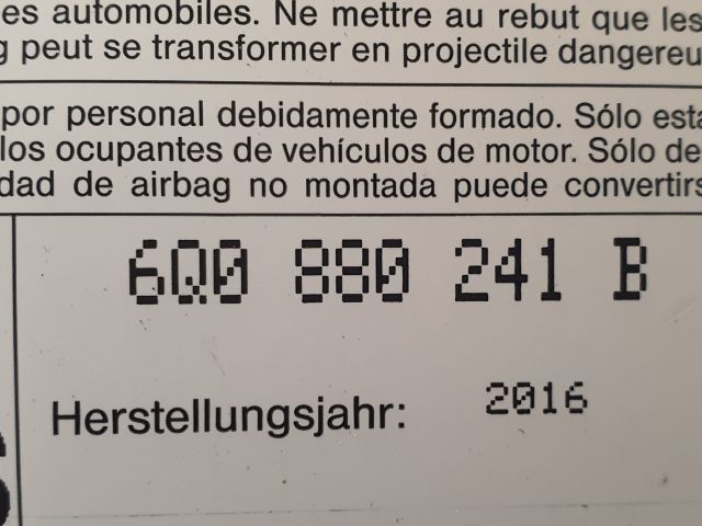 bontott SKODA FABIA II Bal Oldallégzsák