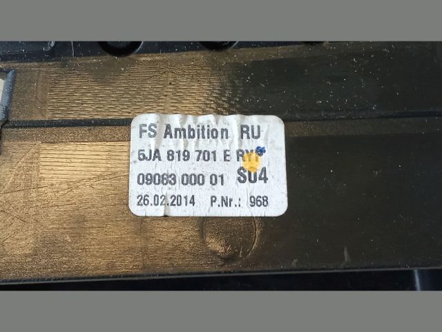 bontott SKODA FABIA II Bal Szellőző