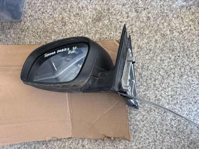 bontott SKODA FABIA II Bal Visszapillantó Tükör (Mechanikus)