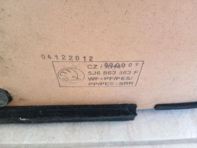 bontott SKODA FABIA II Csomagtér Tálca