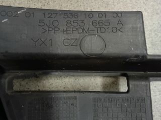 bontott SKODA FABIA II Első Lökhárító Bal Díszrács