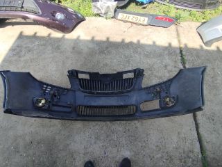 bontott SKODA FABIA II Első Lökhárító (Részeivel)