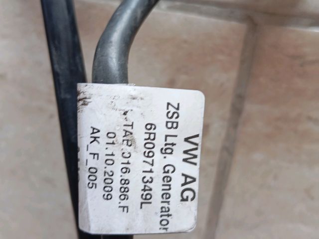 bontott SKODA FABIA II Generátor Kábelköteg