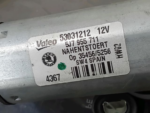 bontott SKODA FABIA II Hátsó Ablaktörlő Motor