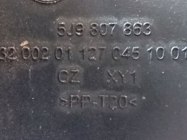 bontott SKODA FABIA II Hátsó középső Lökhárító Tartó (Műanyag)