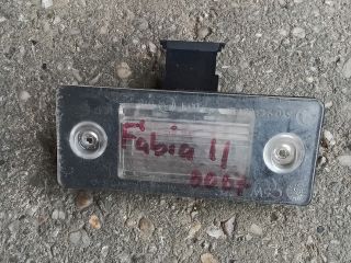 bontott SKODA FABIA II Hátsó Rendszámtábla Világítás