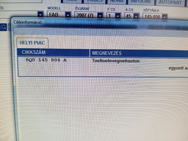 bontott SKODA FABIA II Intercooler