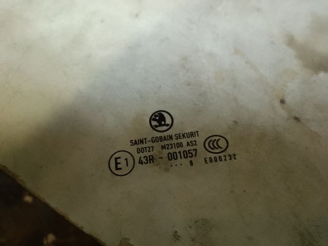 bontott SKODA FABIA II Jobb első Ablak