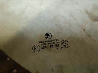 bontott SKODA FABIA II Jobb első Ablak