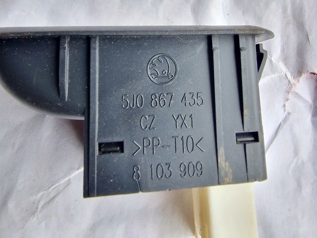 bontott SKODA FABIA II Jobb első Ablakemelő Kapcsoló