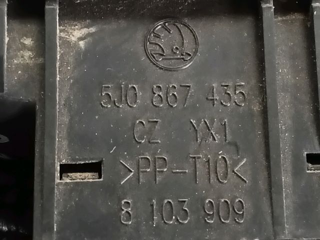 bontott SKODA FABIA II Jobb első Ablakemelő Kapcsoló