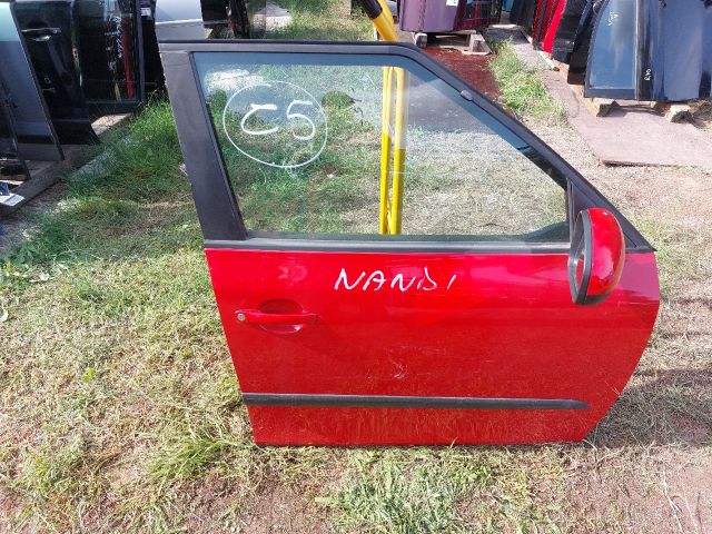 bontott SKODA FABIA II Jobb első Ajtó (Részeivel)